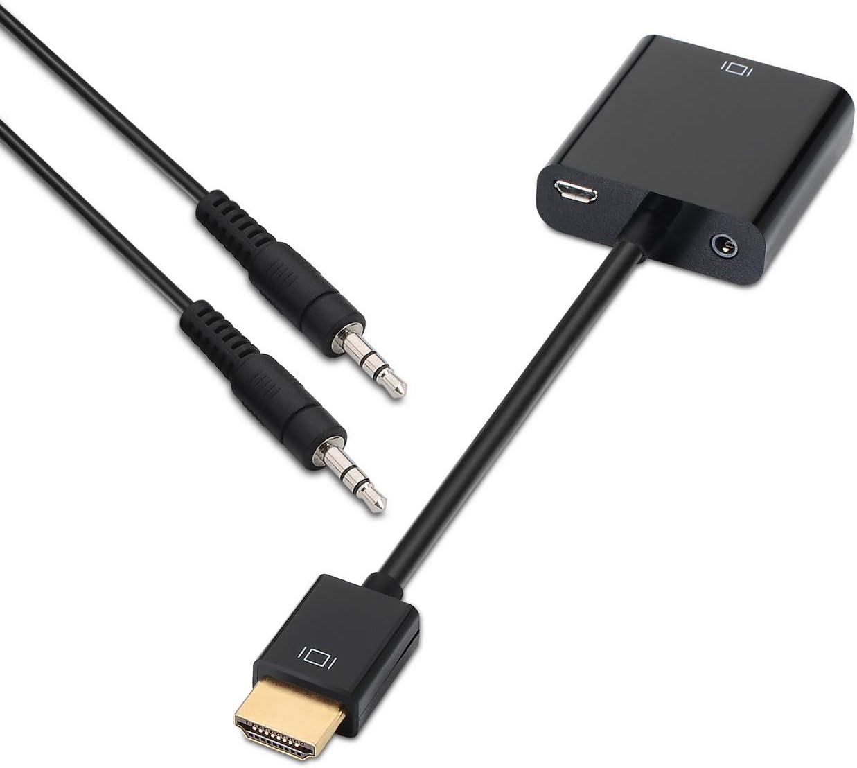 Aisens A122-0126 Adaptador HDMI para SVGA com Áudio Macho/Fêmea