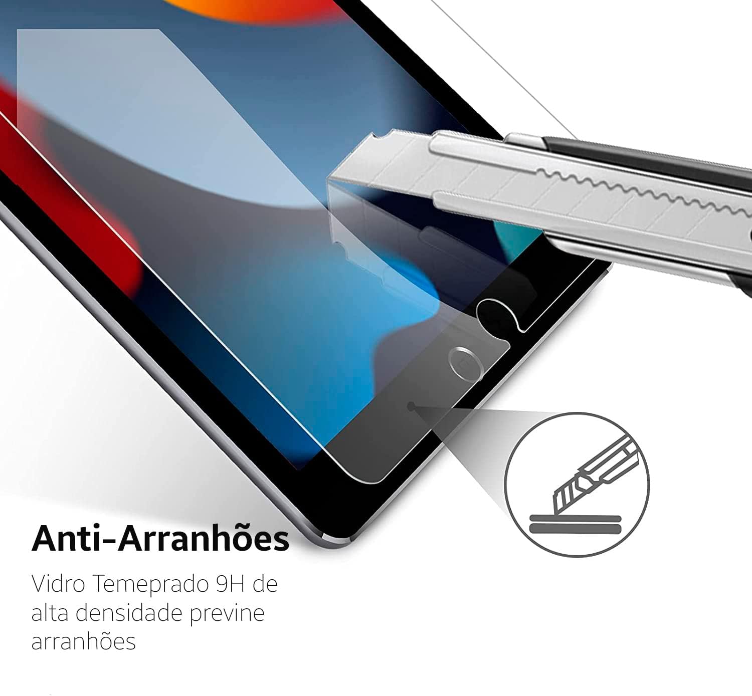 Película De Vidro Temperado Premium Para iPad