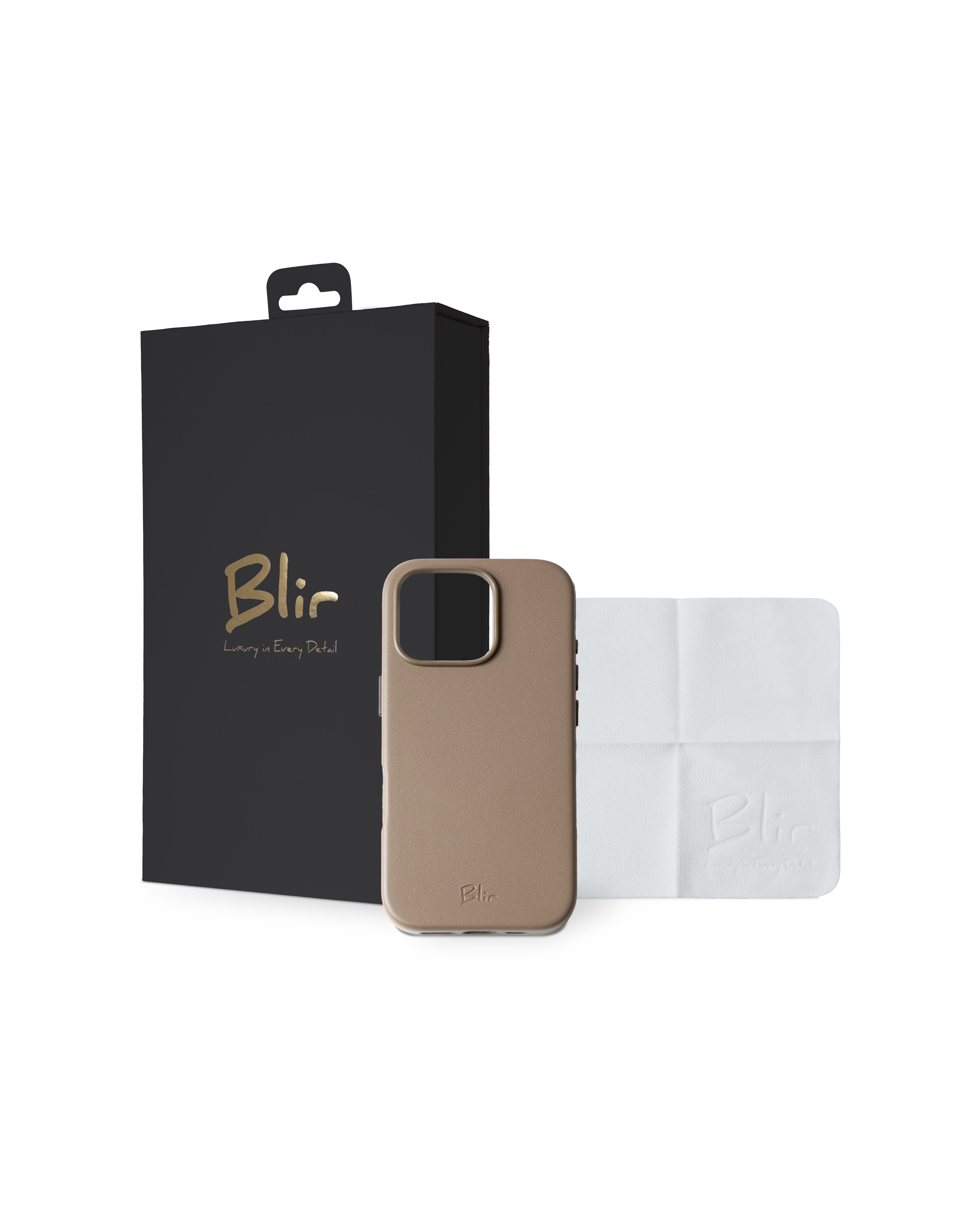 Blir Leather Luxe - Capa Leather com Magsafe para Iphone 16 Pro