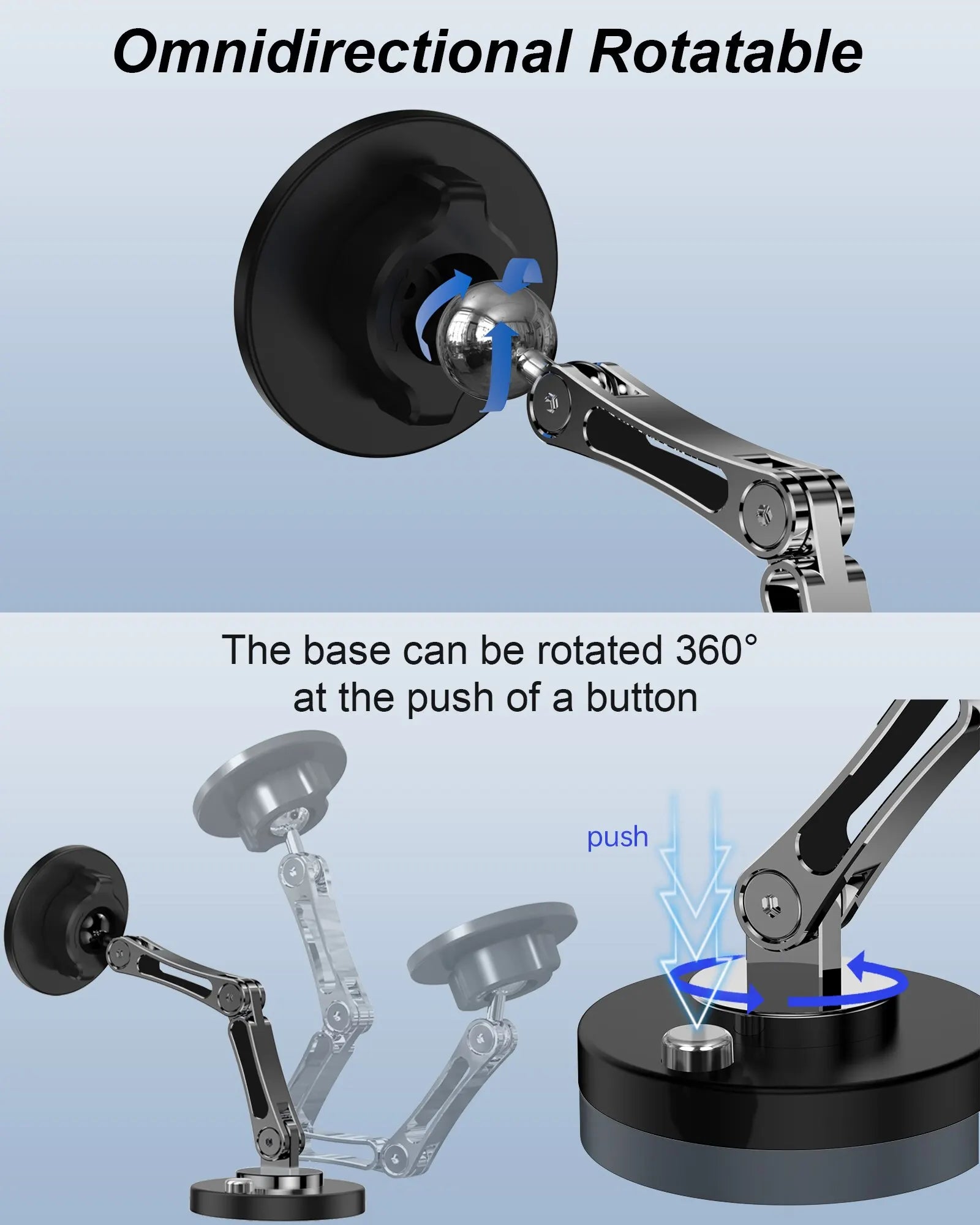 Suporte Magnético Para Carro - Preto