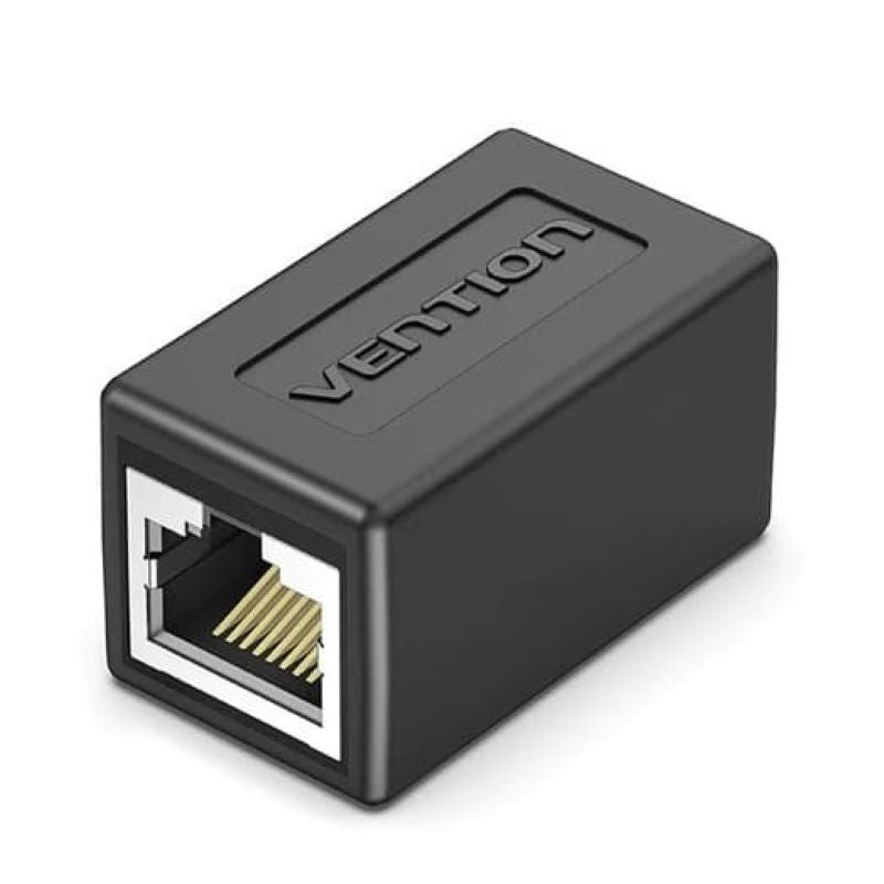 União Adaptador RJ45 IPVB0/CAT.6 Vention- Branco e Preto