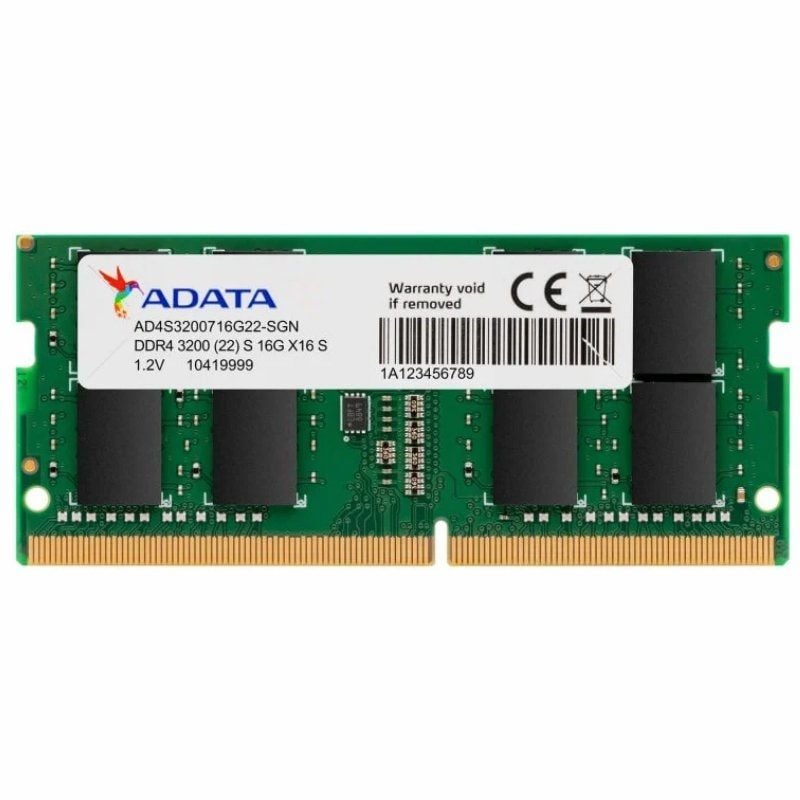 Memória RAM Adata Ao1p32nc8t1-bv1s 8GB / DDR4 / 3200mhz / SODIMM