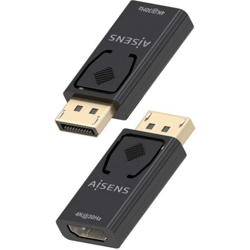 Conversor Aisens A125-0949 / Displayport Macho - HDMI Fêmea / Preto