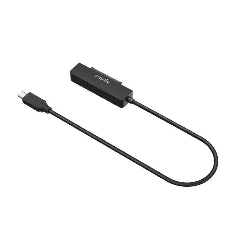 Adaptador de Unidade de Disco Rígido de 2,5" Aisens Ase-25c04b / USB Tipo C 3.1 Macho - SATA