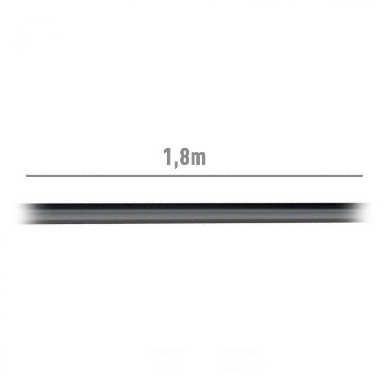 Cabo USB 2.0 Aisens A101-0028 / Macho USB - Macho Microusb / Até 2,5w / 60mbps / 1,8m / Preto