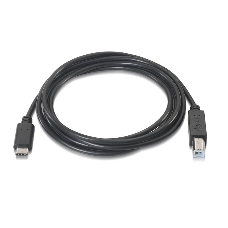 Cabo USB 2.0 para Impressora Aisens A107-0054 / USB Tipo C Macho - USB Tipo B Macho / Até 9W / 625m…