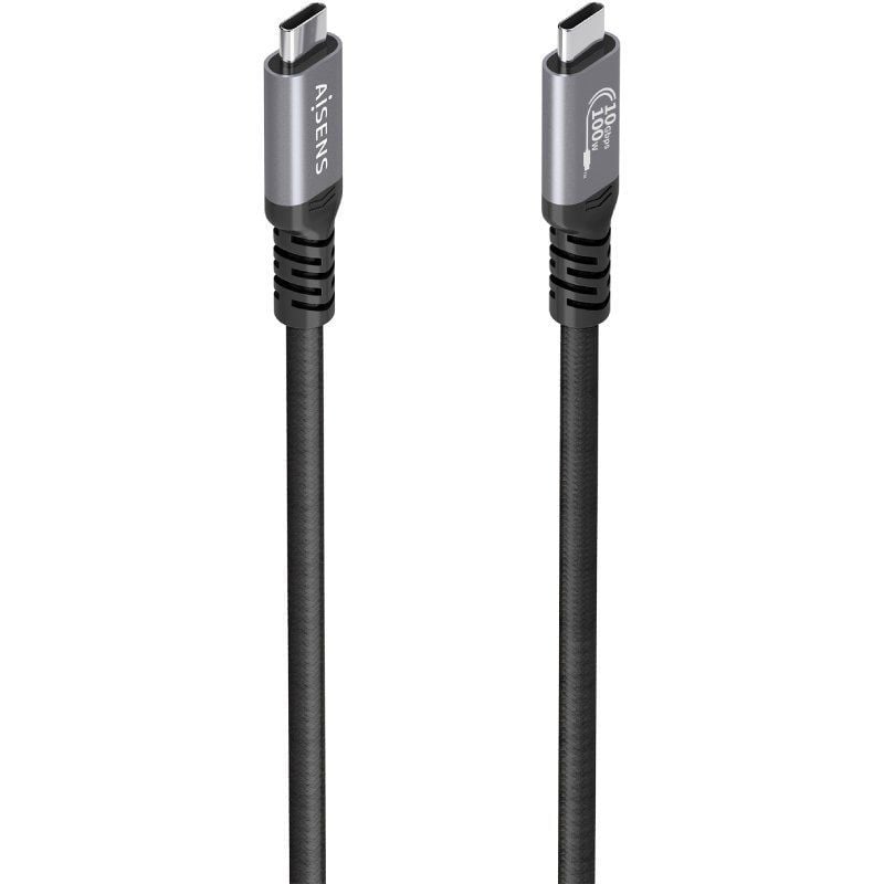 Cabo USB 3.2 Tipo C Aisens A107-0989 / Cabo USB Tipo C - Cabo USB Tipo C / Até 100W / 10gbps / 4m /…