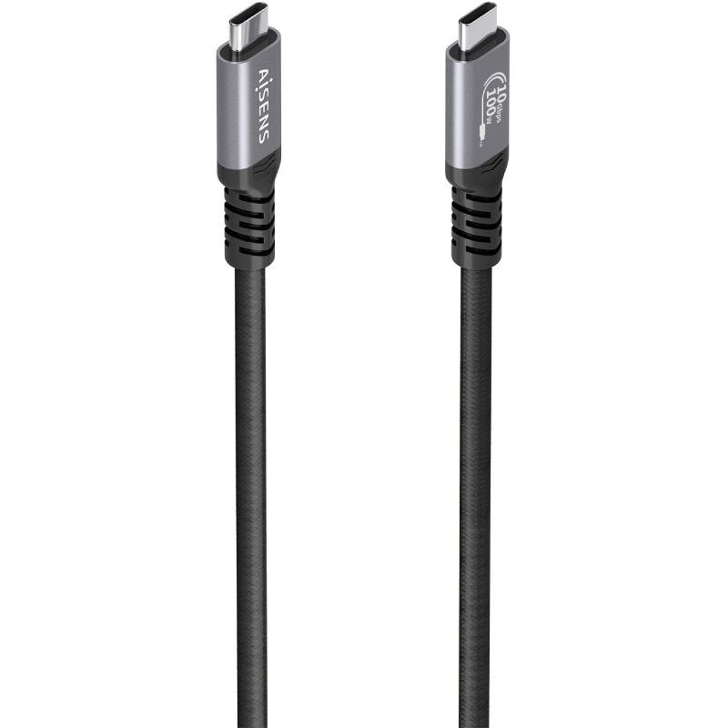 Cabo USB 3.2 Tipo C Aisens A107-0990 / Cabo USB Tipo C - Cabo USB Tipo C / Até 100W / 10gbps / 5m /…