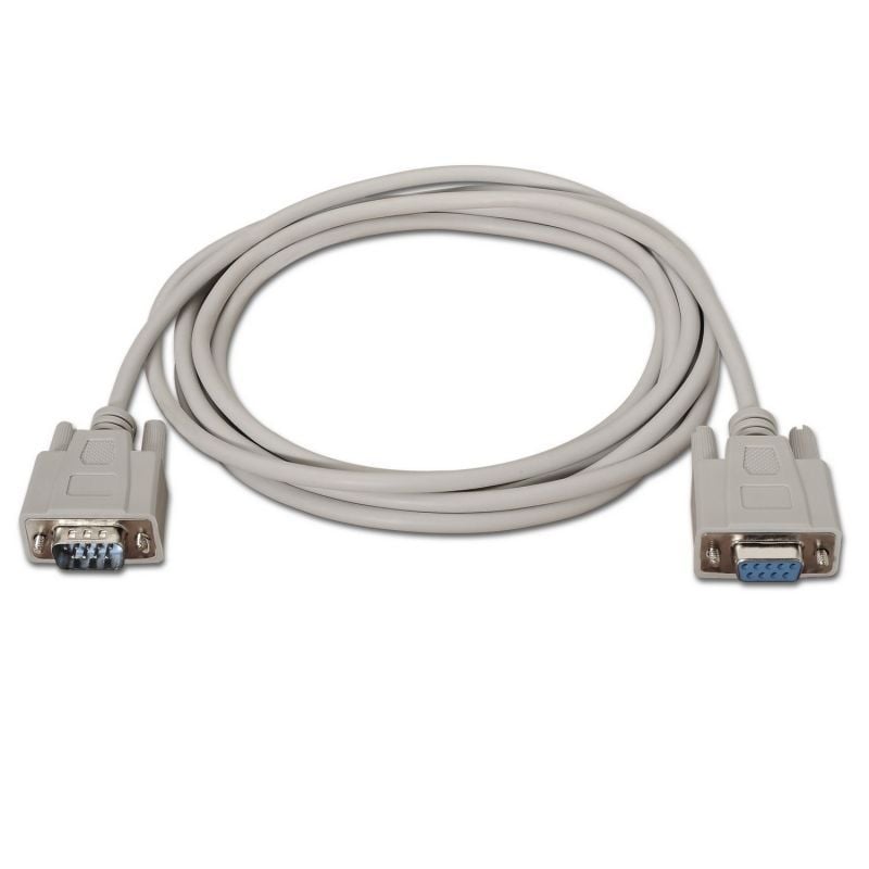 Aisens A112-0065 Cabo Série RS232 Aisens A112-0065 / DB9 Macho - DB9 Fêmea / Até 0,15w / 1,6mbps /…