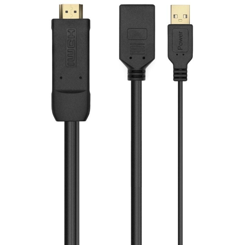 Cabo Conversor 4K Aisens A122-0642 / Cabo HDMI Macho - Displayport Fêmea - USB Macho / Até 10W / 22…