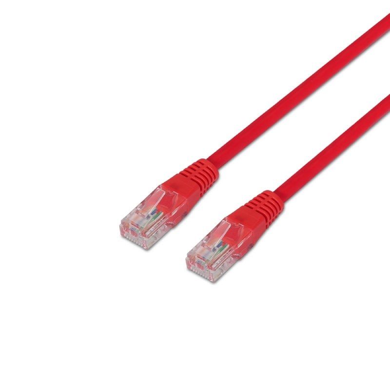 Cabo de Rede RJ45 UTP Aisens A133-0187 Cat.5e / 50cm / Vermelho