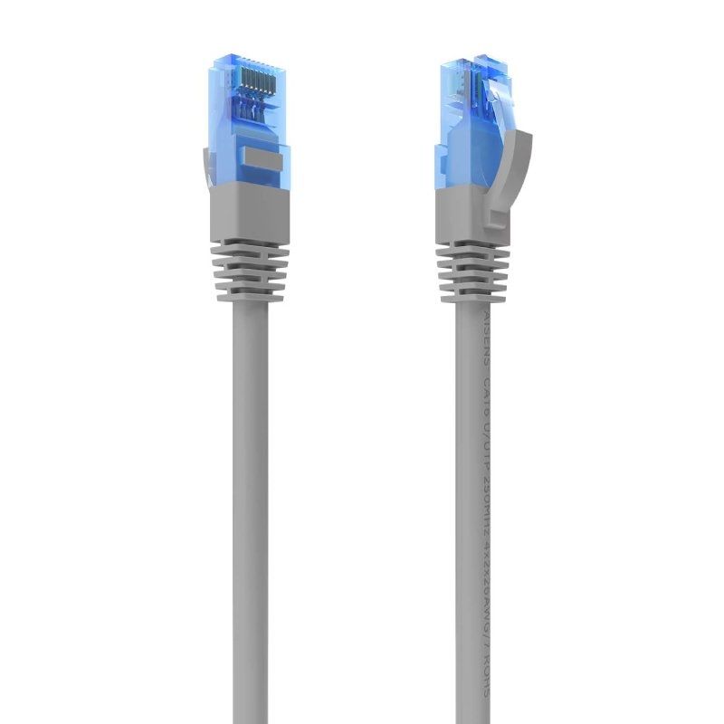 Cabo de Rede RJ45 AWG26 CCA UTP Cabo de Rede Aisens A135-0779 Cat.6 / 4m / Cinzento