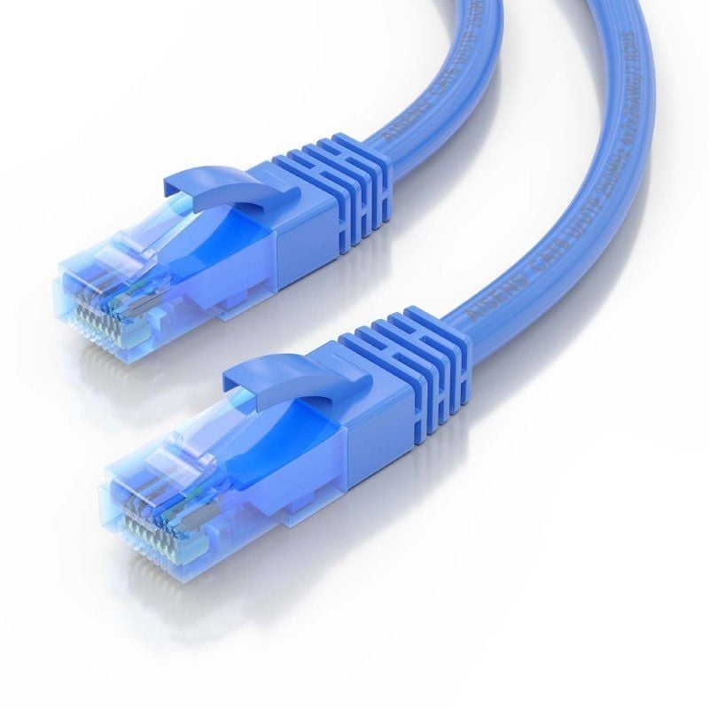 Cabo de Rede RJ45 AWG26 CCA UTP Cabo de Rede Aisens A135-0795 Cat.6 / 25cm / Azul