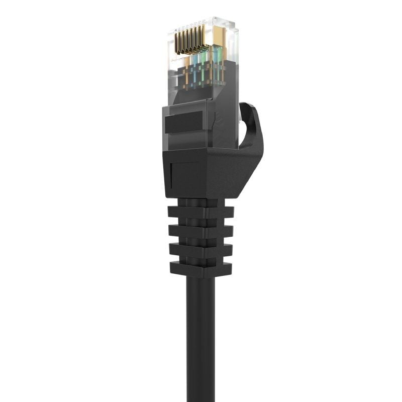 Cabo de Rede RJ45 AWG24 UTP Cabo de Rede Aisens A145-0584 Cat.6a / LSZH / 25cm / Preto