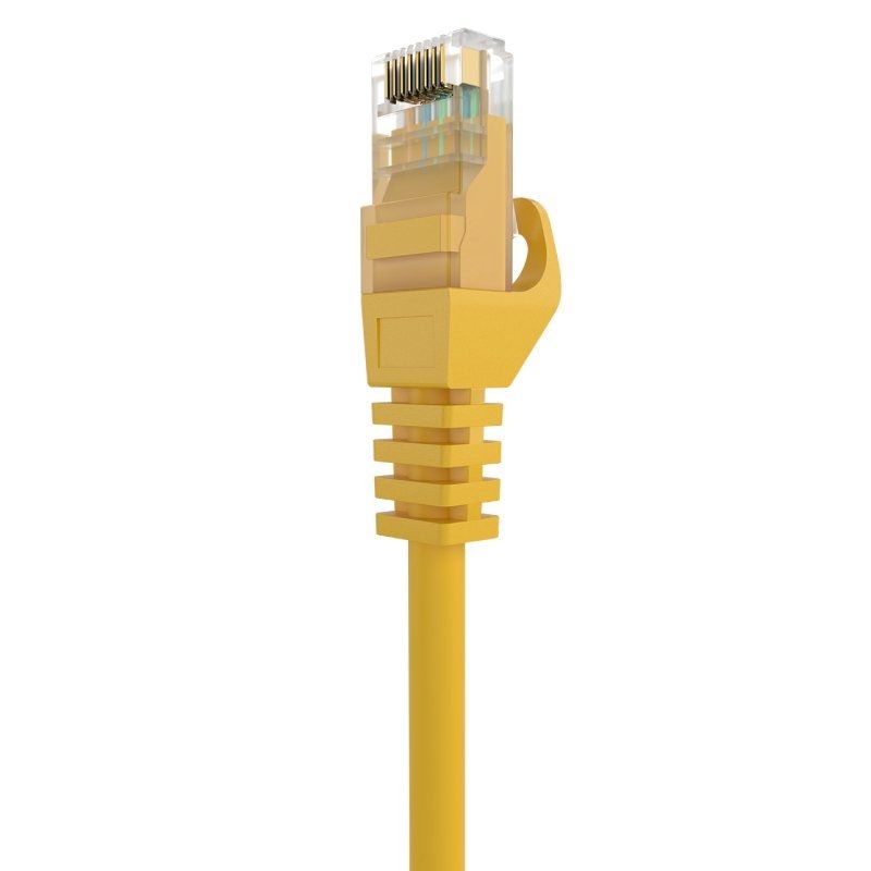 Cabo de Rede RJ45 AWG24 UTP Aisens A145-0566 Cat.6a / LSZH / 1 M / Amarelo