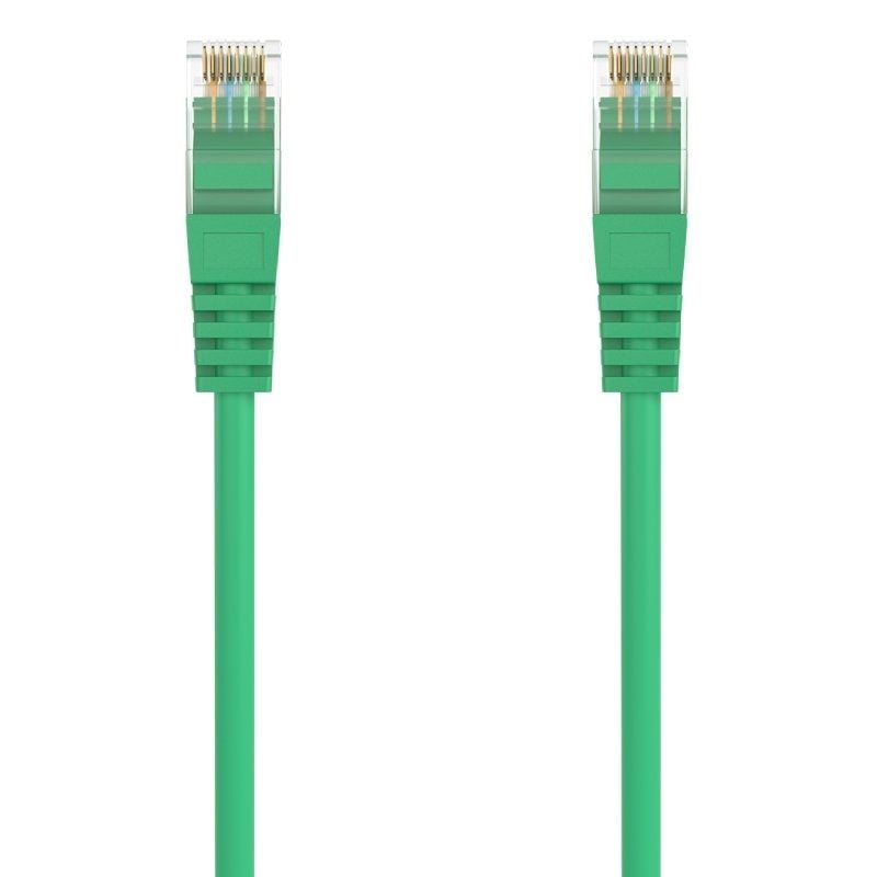 Cabo de Rede RJ45 AWG24 UTP Cabo de Rede Aisens A145-0579 Cat.6a / LSZH / 50cm / Verde