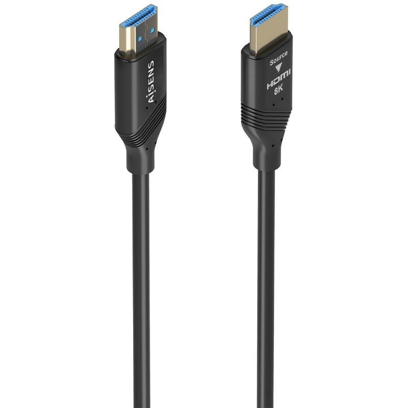 Cabo HDMI 2.1 AOC 8K Aisens A153-0936 / Macho HDMI - Macho HDMI / 25m / Preto