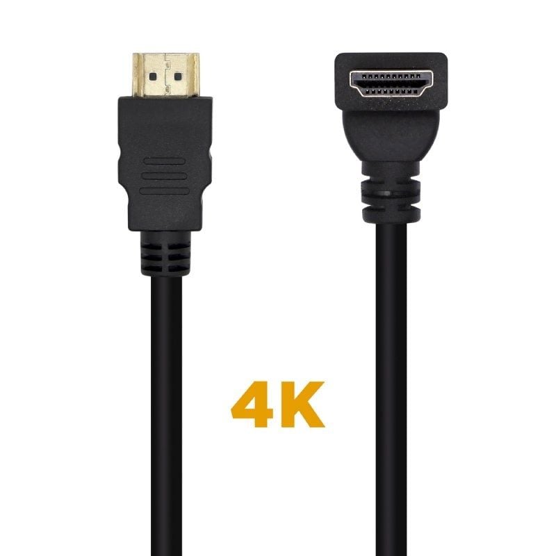 HDMI 2.0 4K Aisens A120-0456 / Macho HDMI - Macho HDMI / 1m / Preto