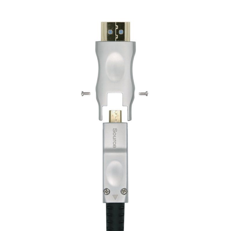Cabo HDMI 2.0 Amovível AOC 4K Aisens A148-0512 / Macho HDMI / Macho D - Macho HDMI / 30m / Preto