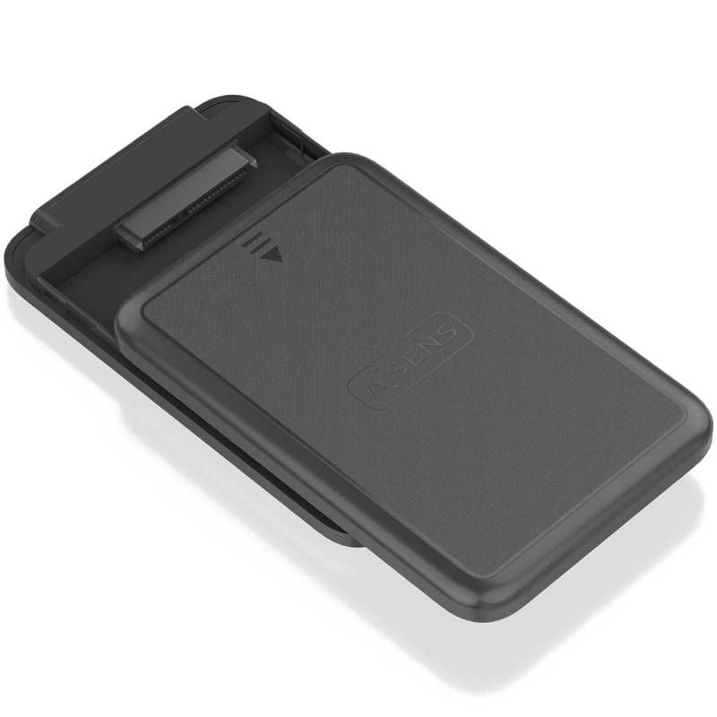 Aisens Ase-2519b / USB 3.1 / Caixa para Unidade de Disco Rígido Externa de 2,5" sem Parafusos