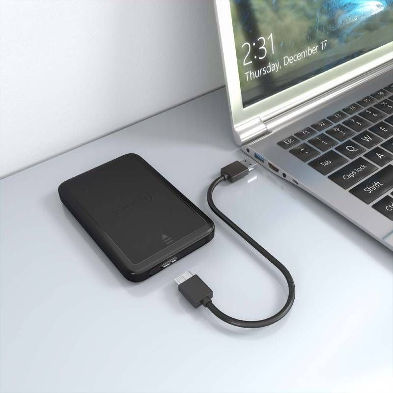 Aisens Ase-2519b / USB 3.1 / Caixa para Unidade de Disco Rígido Externa de 2,5" sem Parafusos