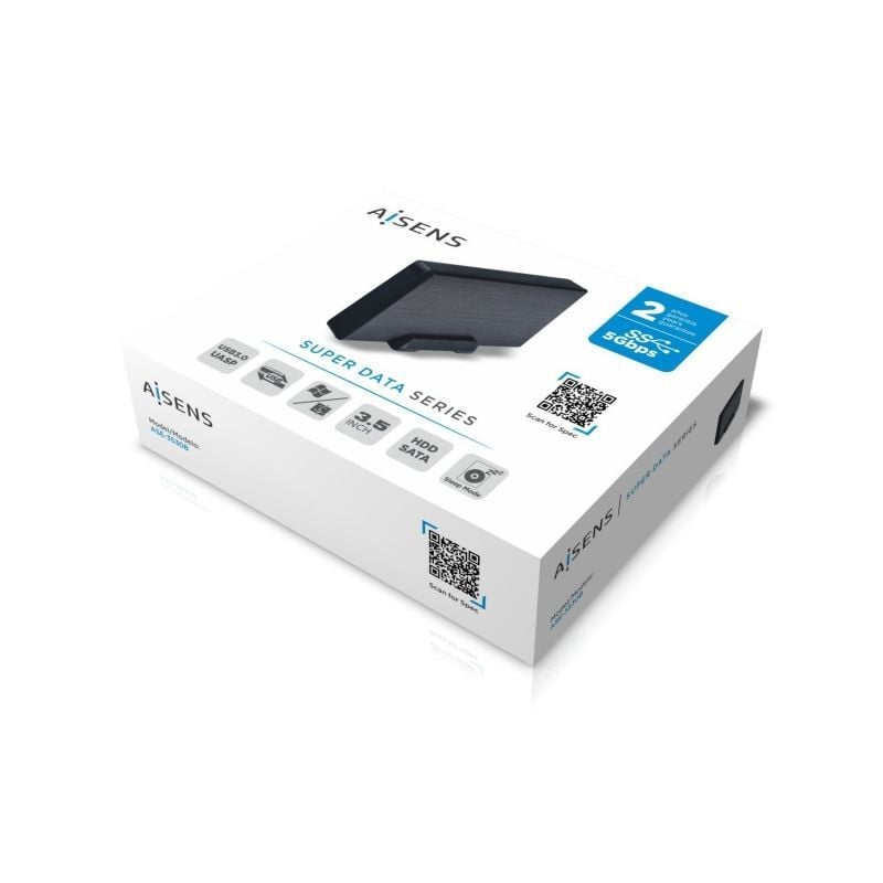 Aisens Ase-3530b Caixa para Unidade de Disco Rígido Externa de 3,5" / USB 3.1