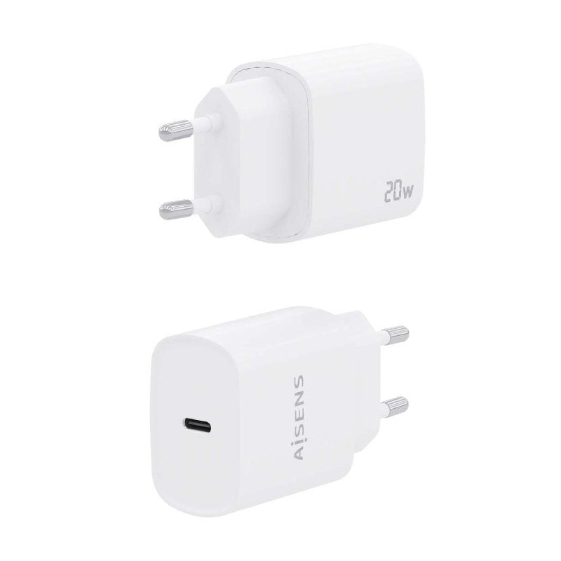 Carregador de Parede Aisens A110-0752 / 1xusb Type-c / 20W