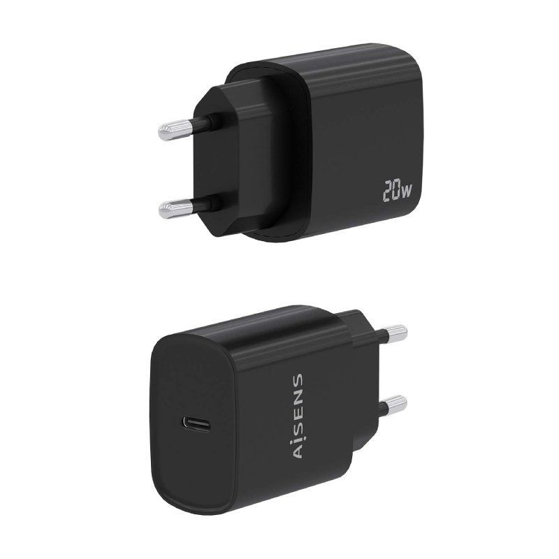 Carregador de Parede Aisens A110-0753 / 1xusb Type-c / 20W