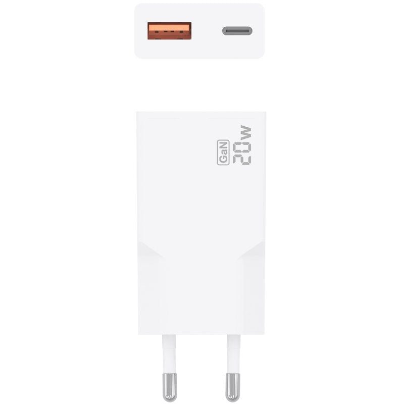Carregador de Parede Aisens A110-0998 Gan A110-0998 / 1xusb Type-c / 1xusb / 20W / Branco