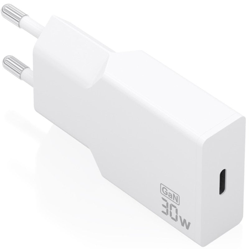 Carregador de Parede Aisens A110-1001 Gan / 1xusb Type-c / 30W / Branco