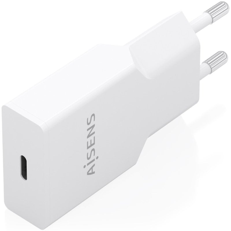 Carregador de Parede Aisens A110-1001 Gan / 1xusb Type-c / 30W / Branco