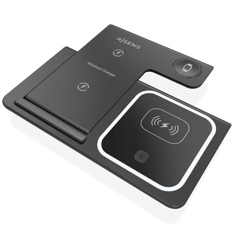 Base de Carregamento sem Fios Aisens Asch-15w3wc043-bk / 15W