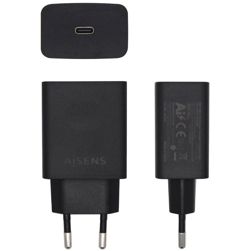 Carregador de Parede Aisens Asch-1pd20-bk / 1xusb Type-c / 20W