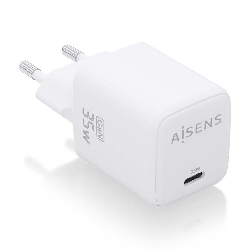 Carregador de Parede Gan Aisens Asch-35w1p016-w / 1xusb Type-c / 35W
