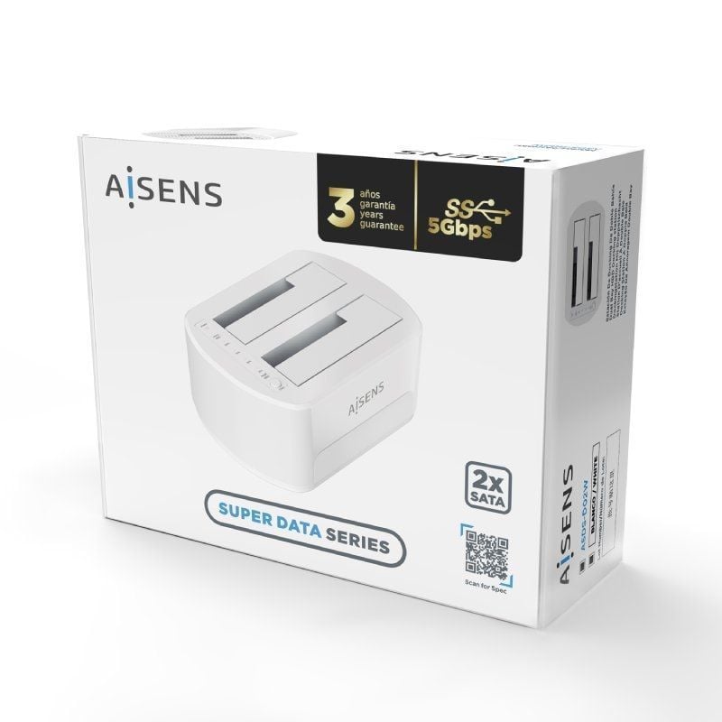 Estação de Ancoragem para Unidades de Disco Rígido Aisens Asds-d02w