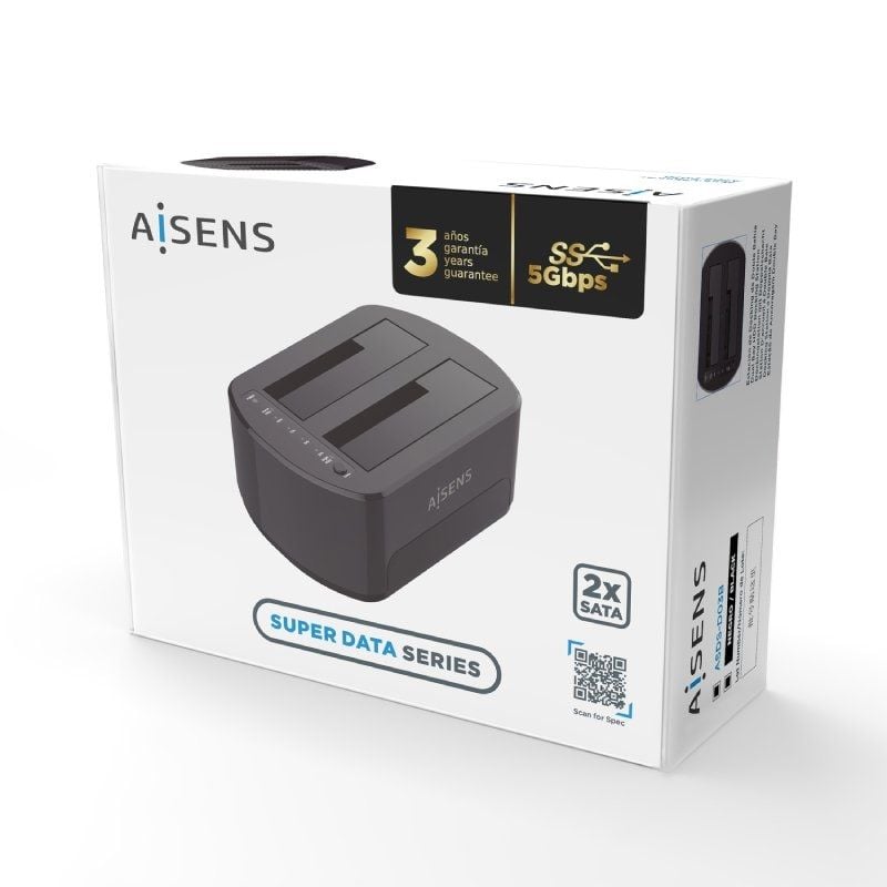 Estação de Ancoragem para Unidades de Disco Rígido Aisens Asds-d03b