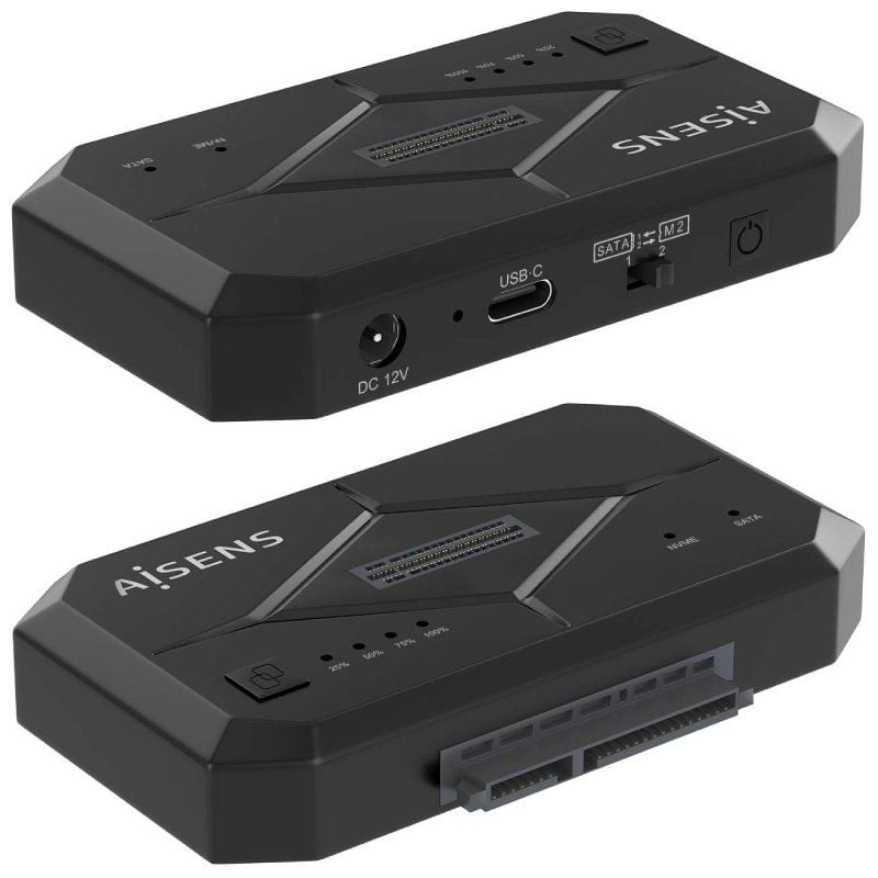 Estação de Ancoragem para SSD M2 SATA / NVME Aisens Asds-m2sata04b