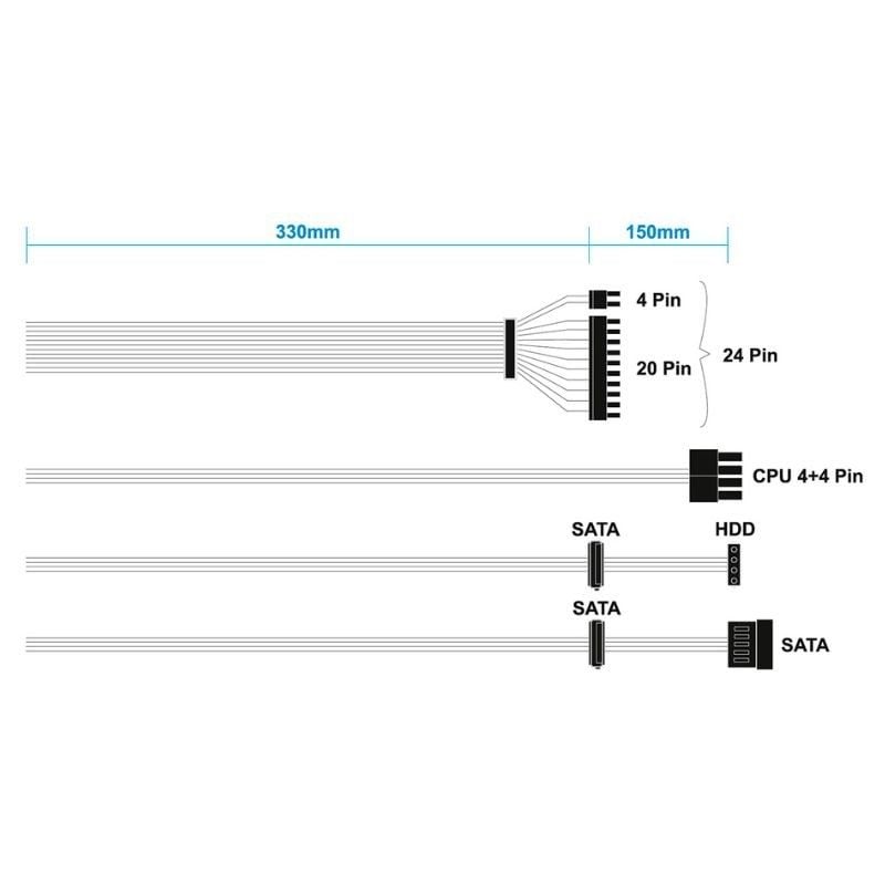 Fonte de Alimentação SFX Aisens Aspc-500sfx-seo / 500W / Ventoinha 8cm