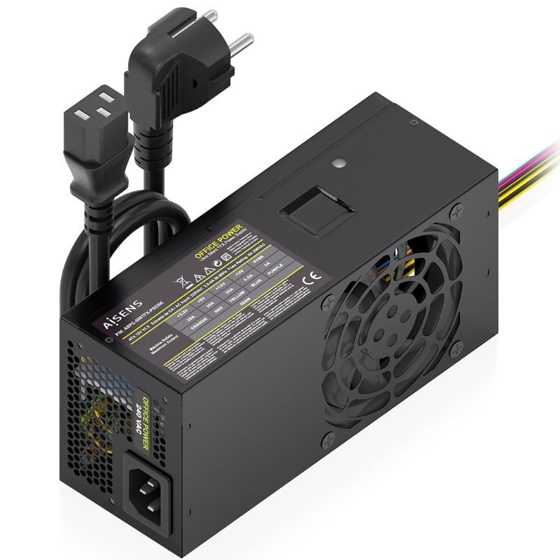 Fonte de Alimentação TFX Aisens Aspc-500tfx-psebk / 500 W / Ventilador de 8 Cm