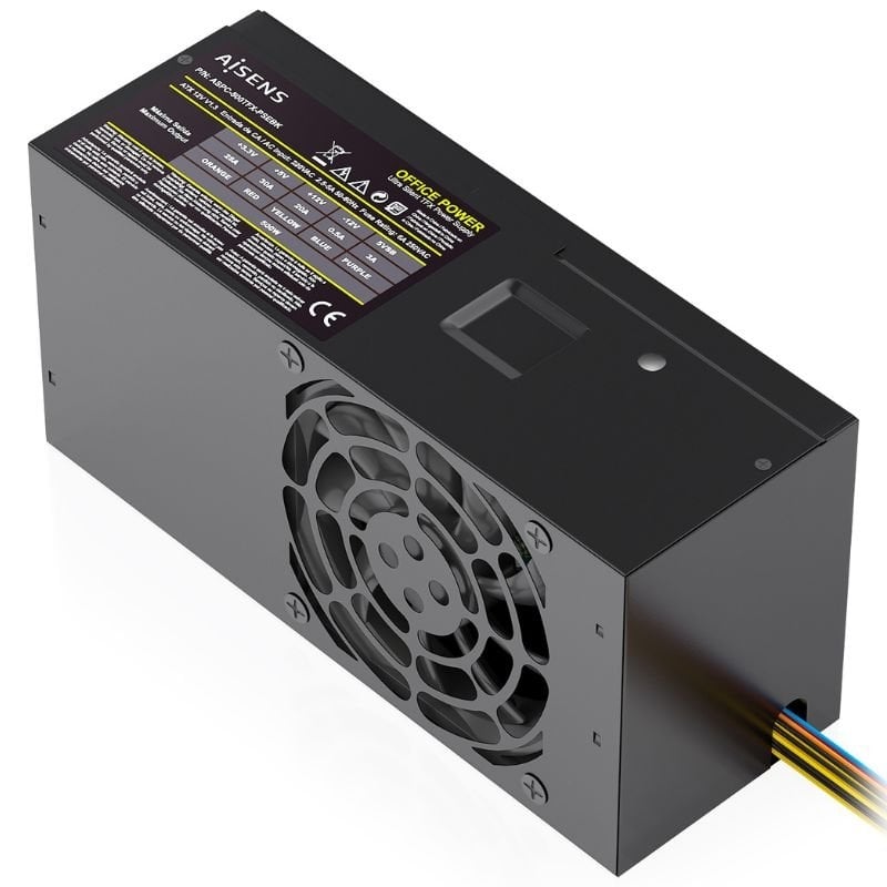 Fonte de Alimentação TFX Aisens Aspc-500tfx-psebk / 500 W / Ventilador de 8 Cm