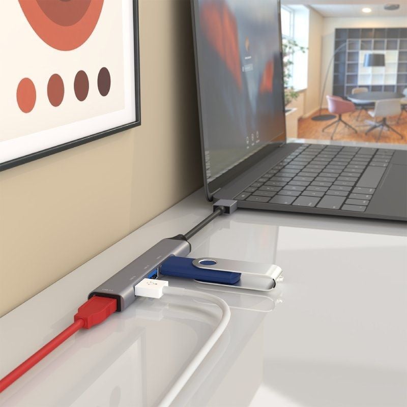Hub USB 3.0 Aisens A106-0540 / 4xusb
