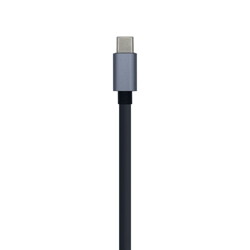 Concentrador USB Tipo C Aisens A109-0396 / 3xusb / 1xrj45 / Cinzento