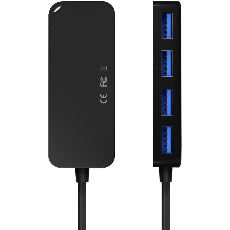Concentrador USB Tipo C Aisens A109-0716 / 4xusb