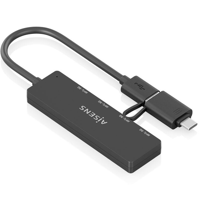 Hub USB Type-c + USB 3.1 Aisens A109-0987 / 4xusb