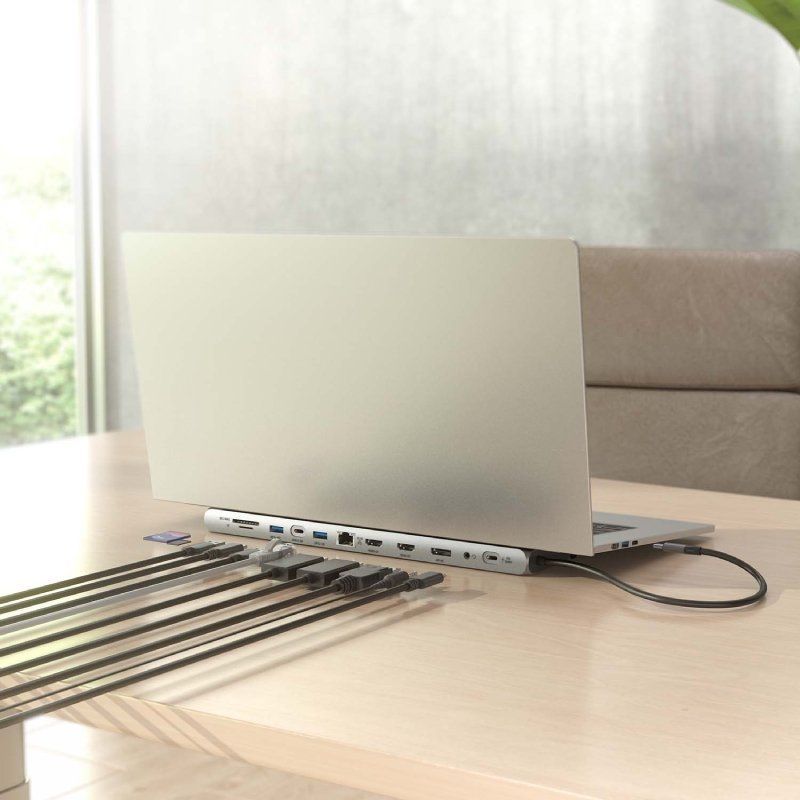 Base de Ligação USB Tipo C Aisens Asuc-12p020-gr / 2xhdmi / 3xusb / 1xusb Tipo C / 1xrj45 / 1xdispl…