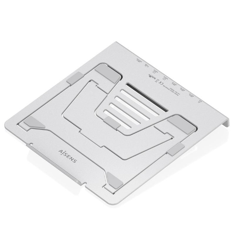 Suporte de Secretária - Base de Ligação USB Tipo C Aisens Asuc-7p046-gr / 2xusb / 1xusb Tipo C / 2x…