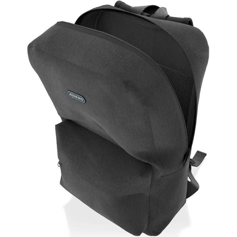 Mochila para Portátil Aisens Asbg-bp080-bk para Portáteis Até 15,6" / Preto