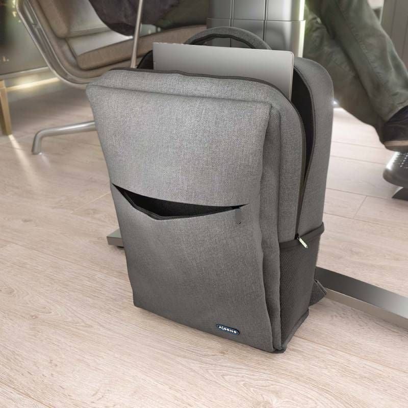 Aisens Asbg-bp081-gr Mochila para Portátil para Portáteis Até 17" / Cinzento