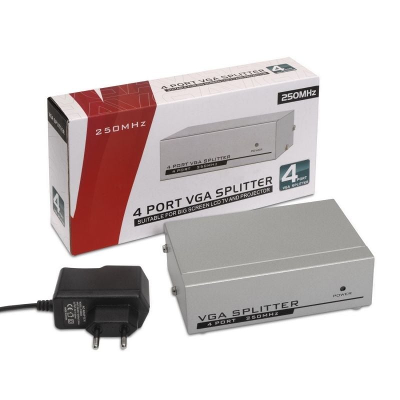 Duplicador SVGA A116-0085 da Aisens / 4x SVGA Fêmea - SVGA Macho