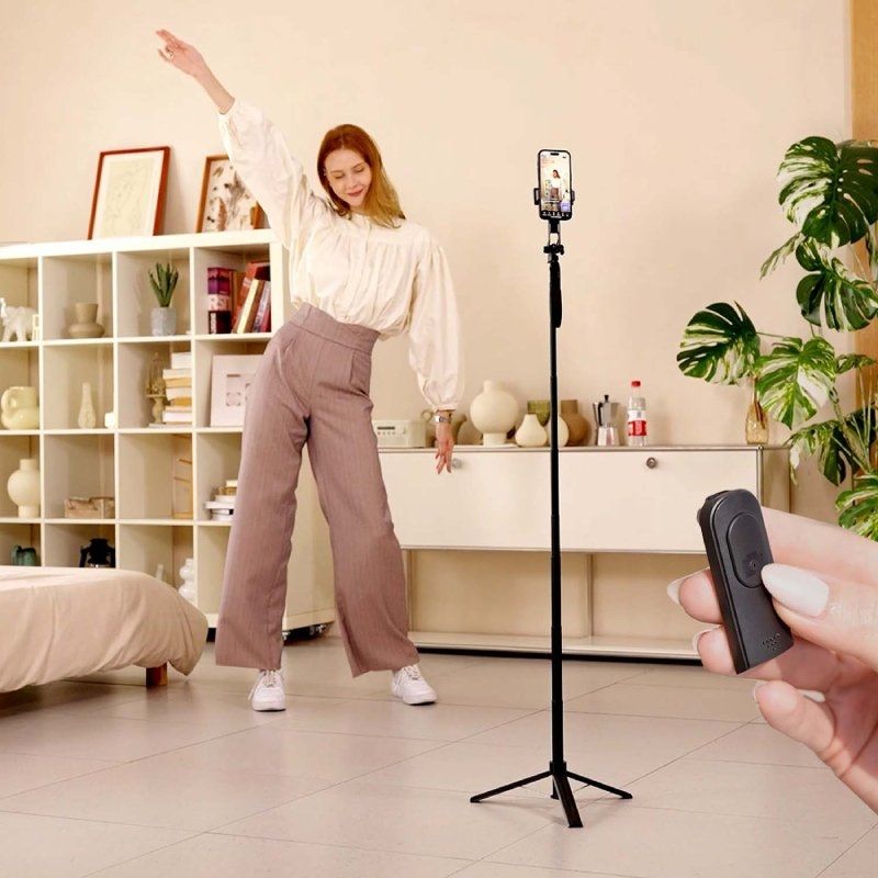Selfie Stick + Tripé Aisens Ss01st-299 / Preto
